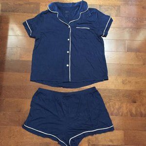 Target 2 Piece Pajama Set in Navy Blue